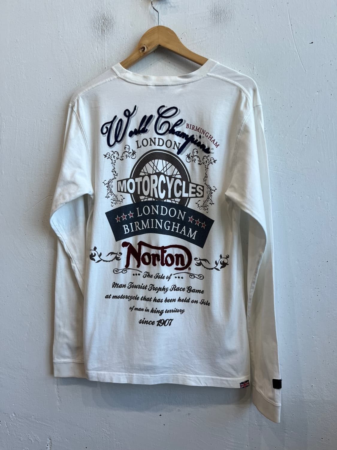 NORTON 모터사이클 로고 롱슬리브 상품이미지2