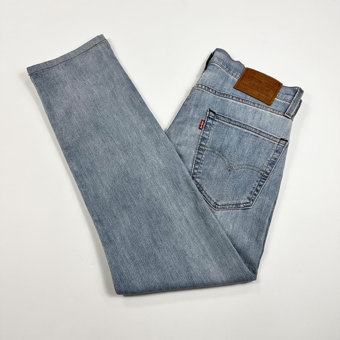 리바이스 502 오리지널 연청 데님 팬츠 (30인치) 상품이미지2
