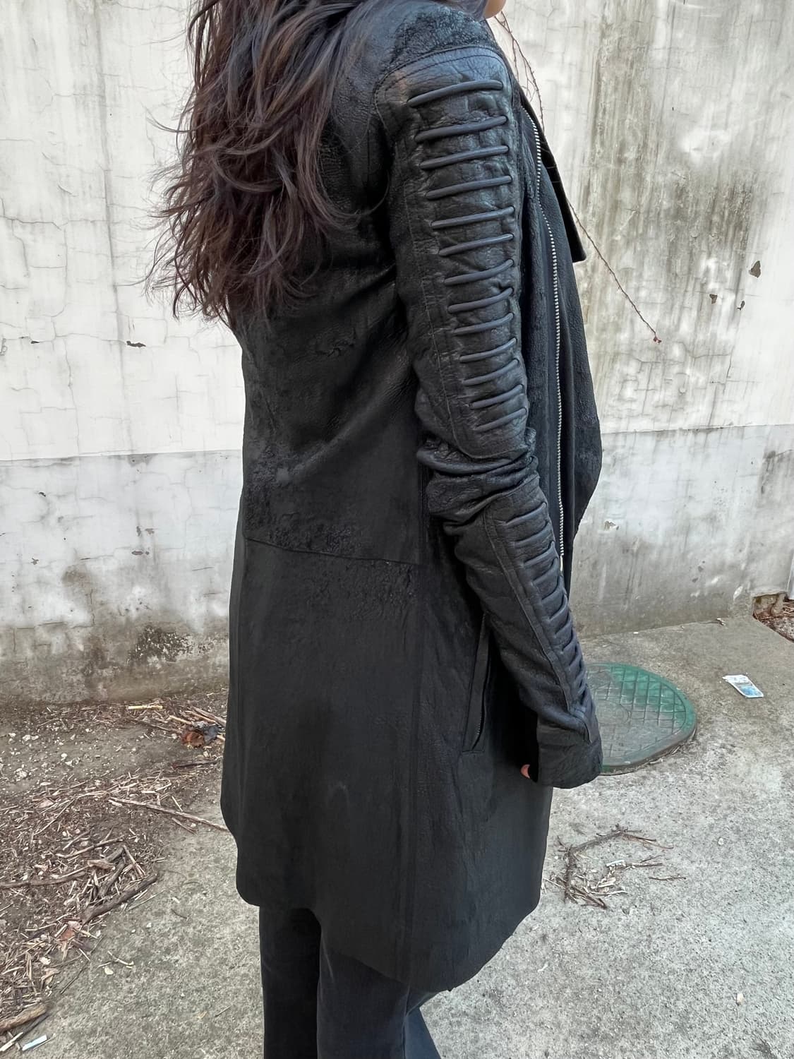 (Archive) Rick Owens Leather Coat 상품이미지4
