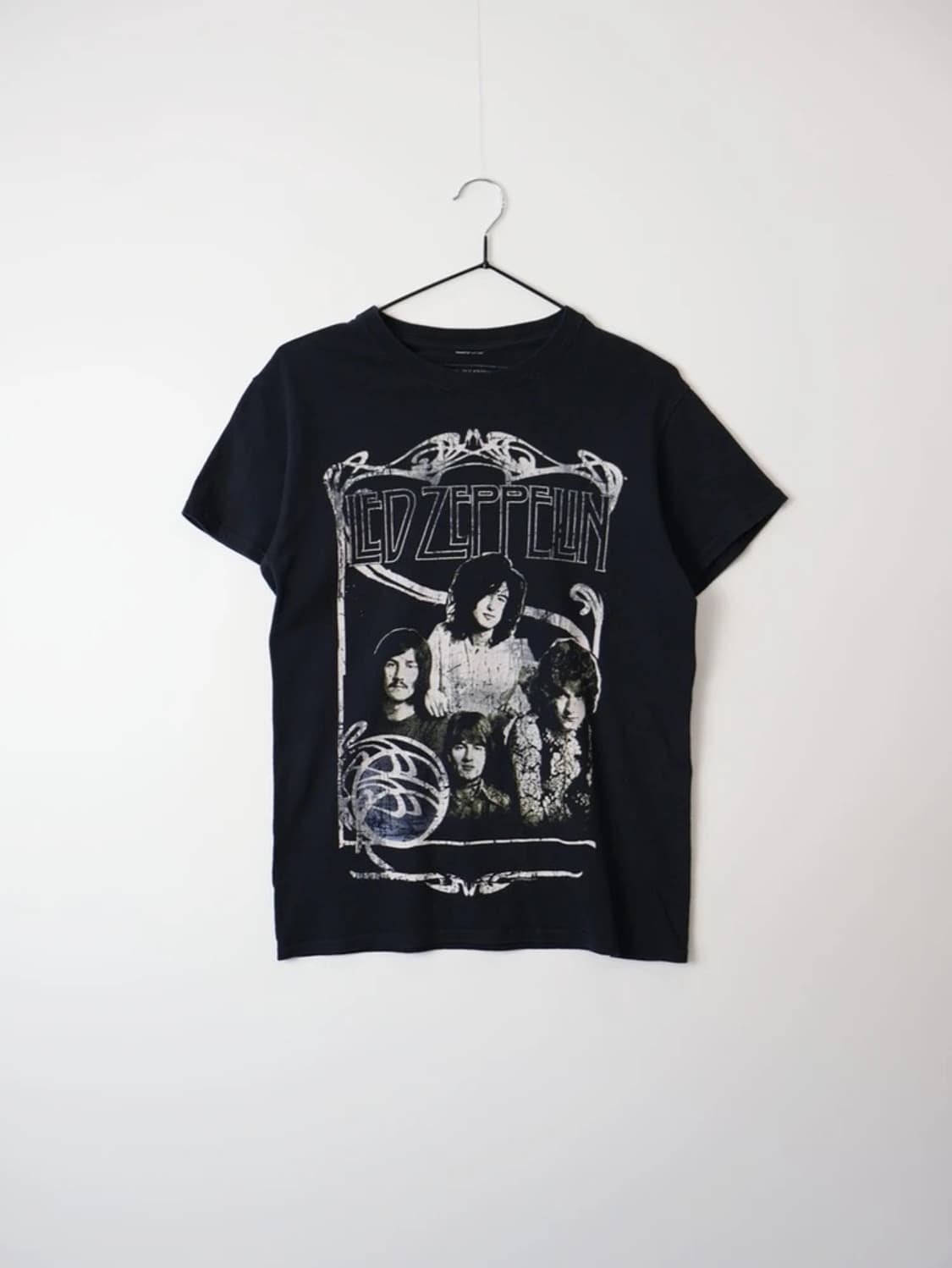 Led Zeppelin Graphic Band T Shirt Black 상품이미지3
