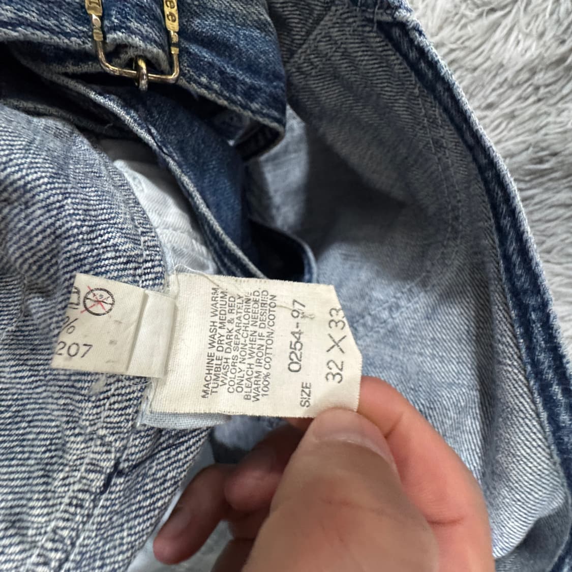 LEE 올드스쿨 멜빵 오버롤  32x33 상품이미지3