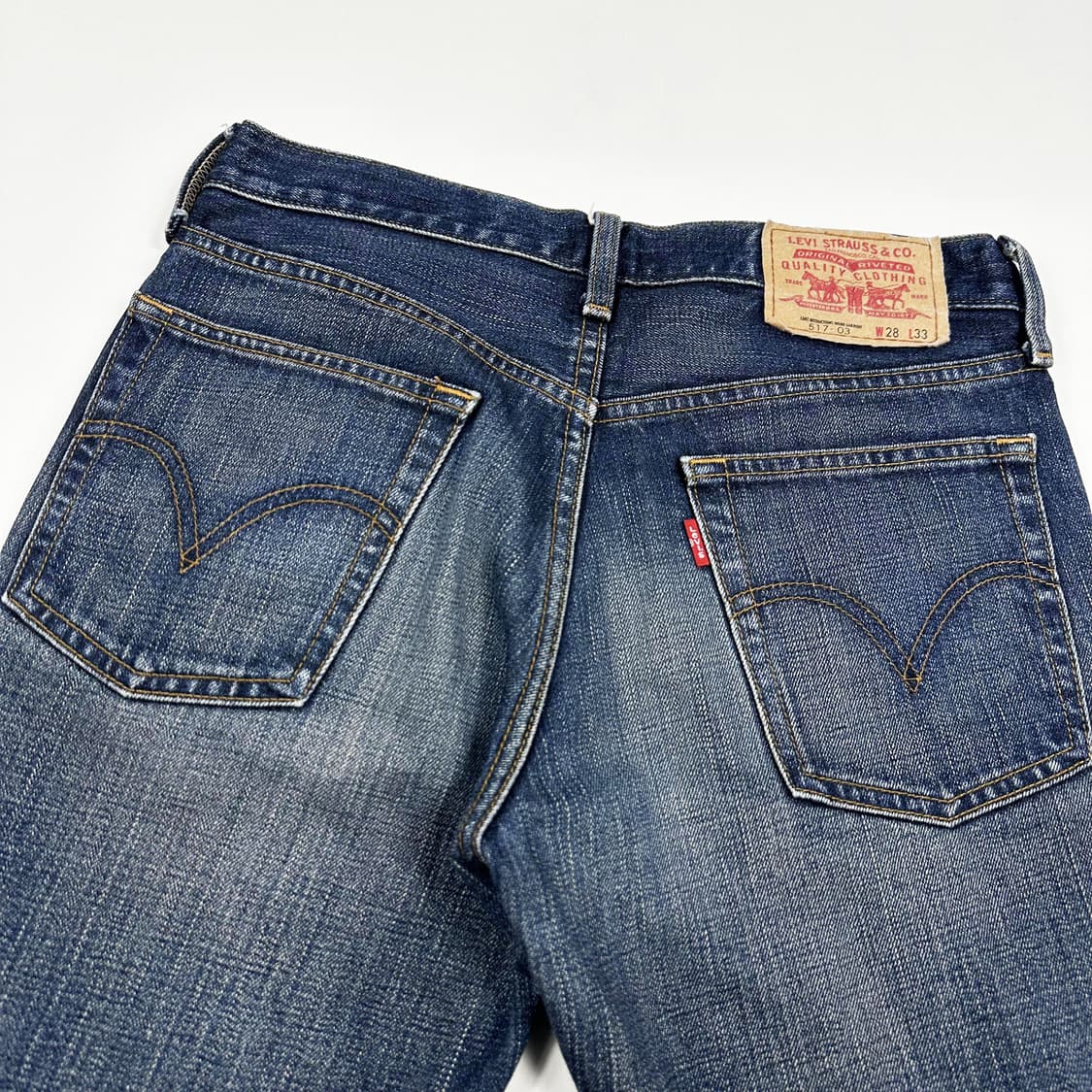리바이스 517 오리지널 재팬 부츠컷 데님 팬츠 (28인치 여성추천) 상품이미지6