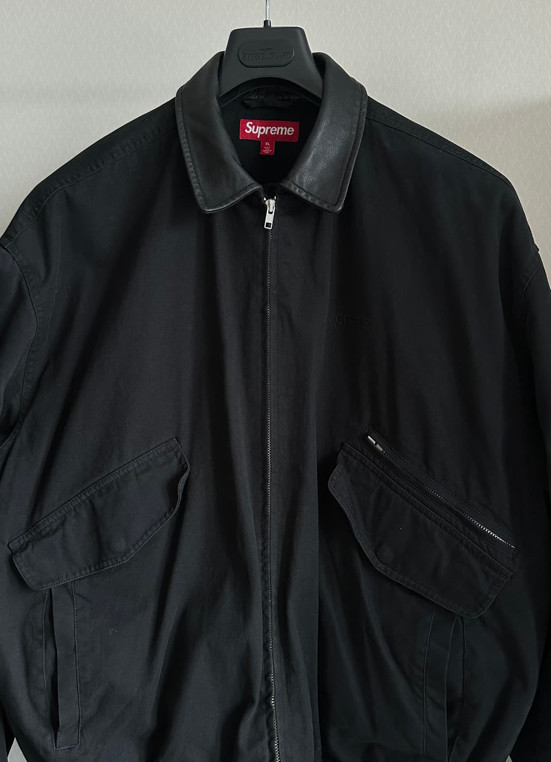 슈프림 레더 카라 유틸리티 자켓 23fw XL(105-110) 상품이미지1