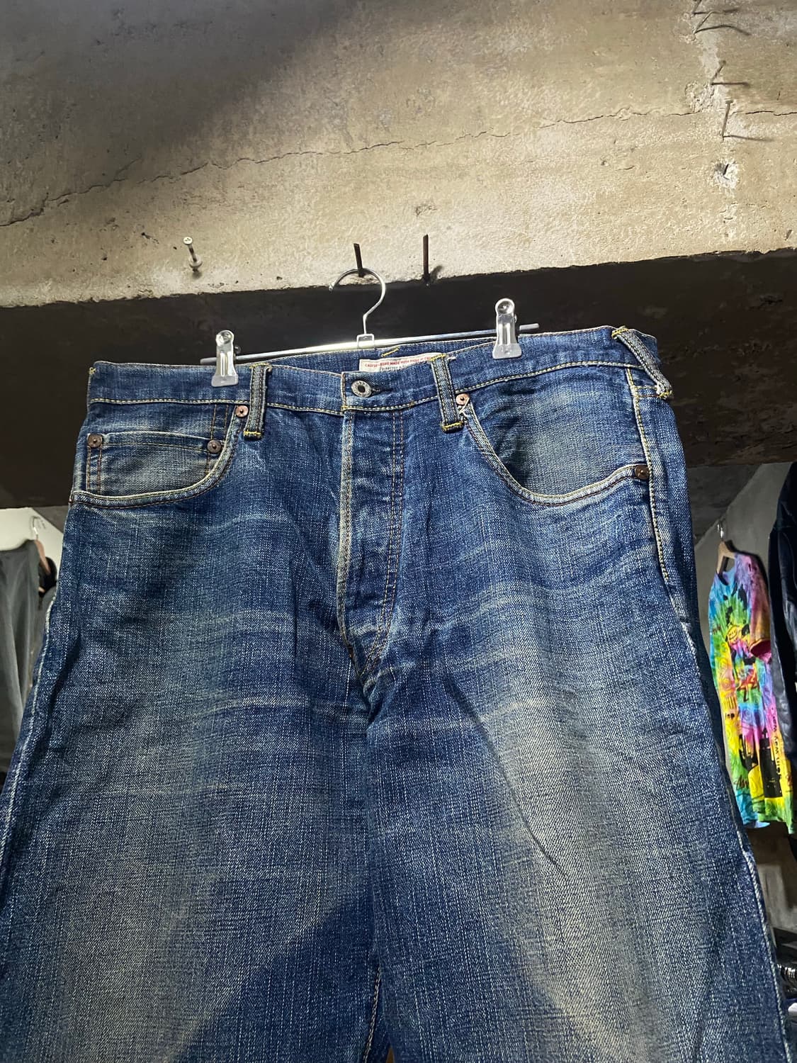 Evisu 에비수 시걸 프린팅 포인트 데님팬츠 상품이미지7