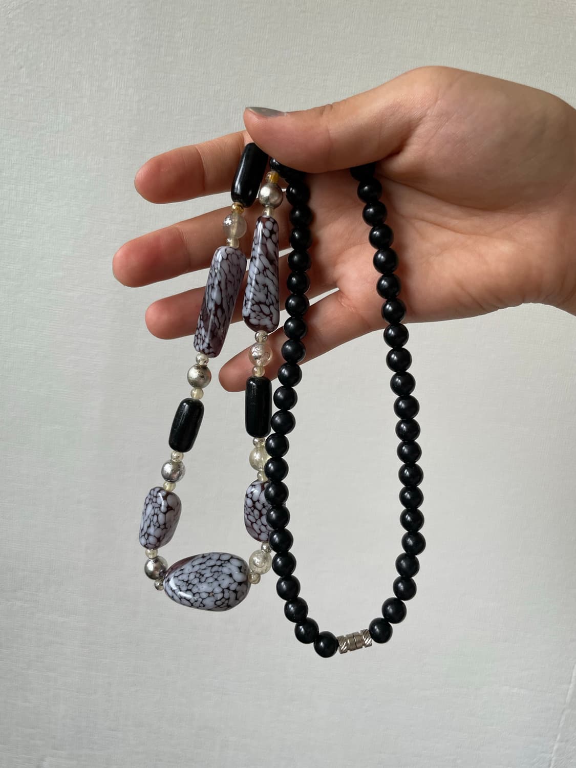 Oriental Natural Purple Stone Necklace 상품이미지6