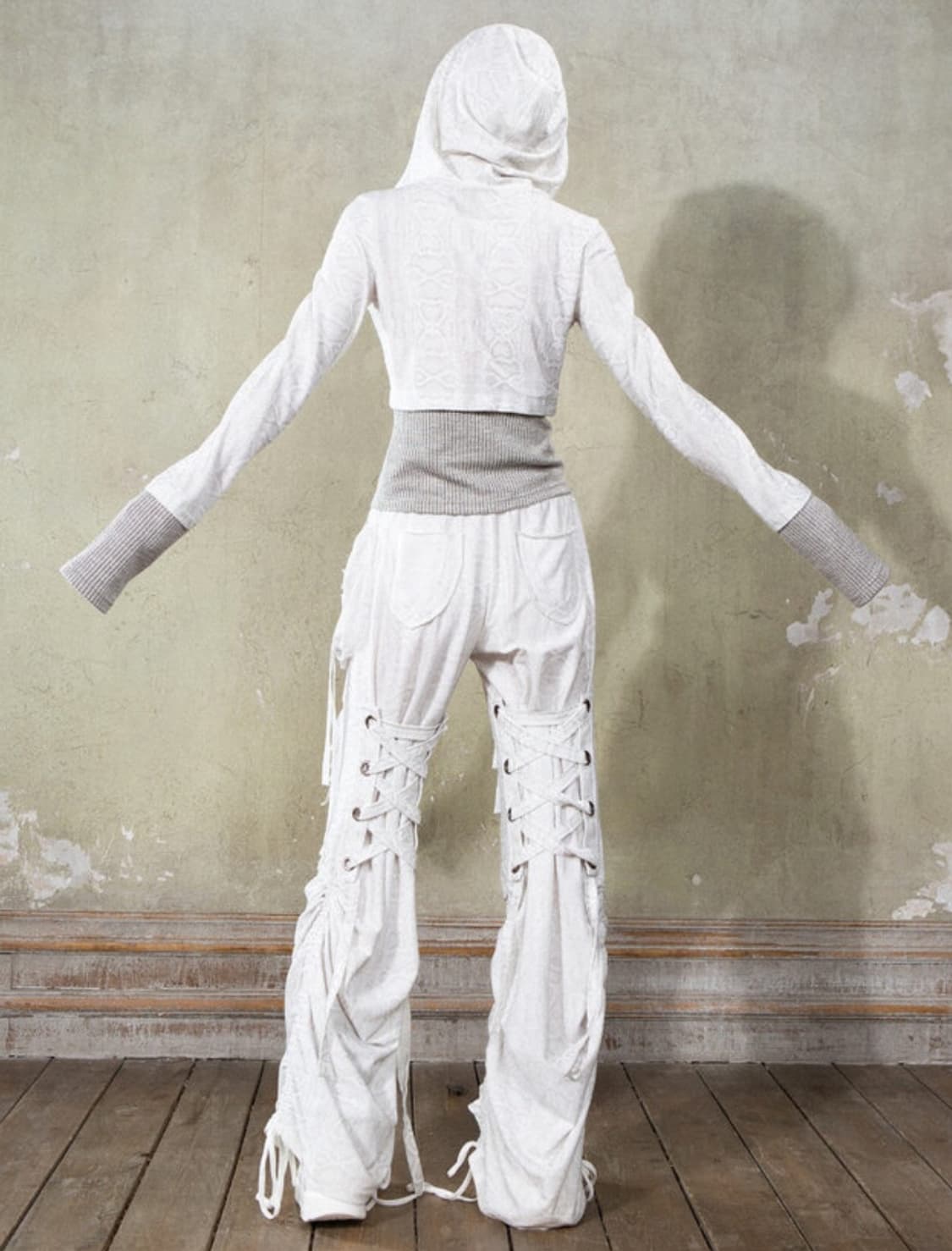 택포•ARIADNAw low-waist cut out pants 상품이미지6