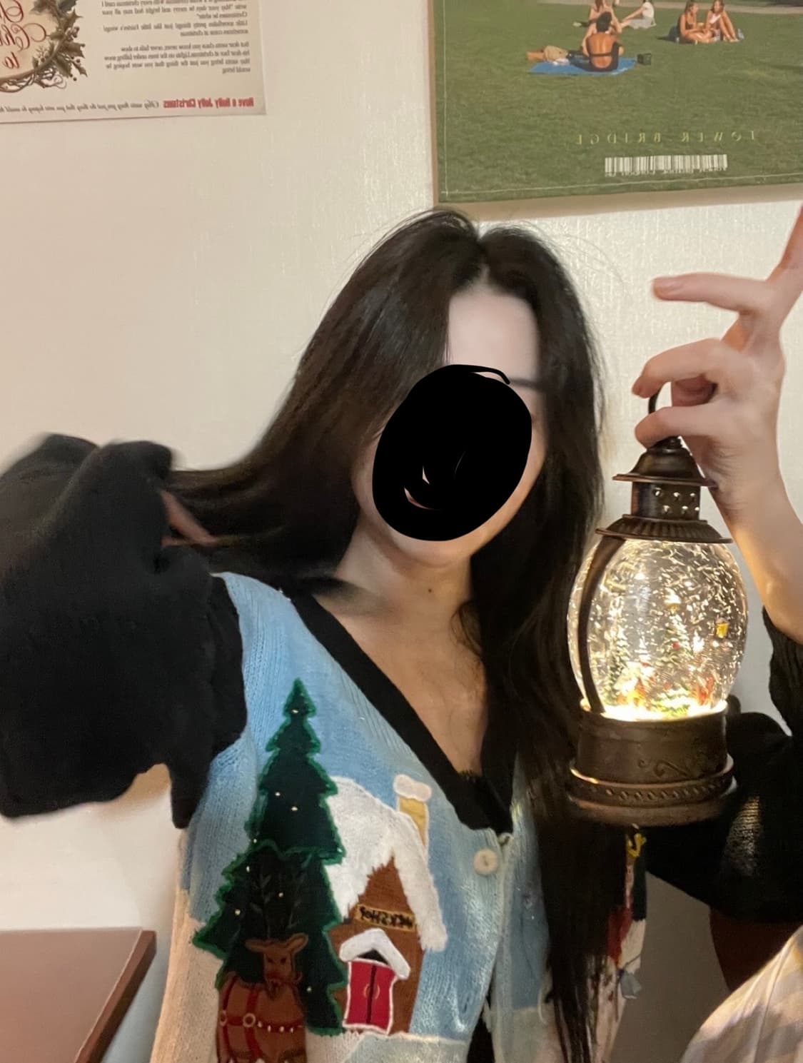 빈티지 크리스마스 니트 상품이미지3