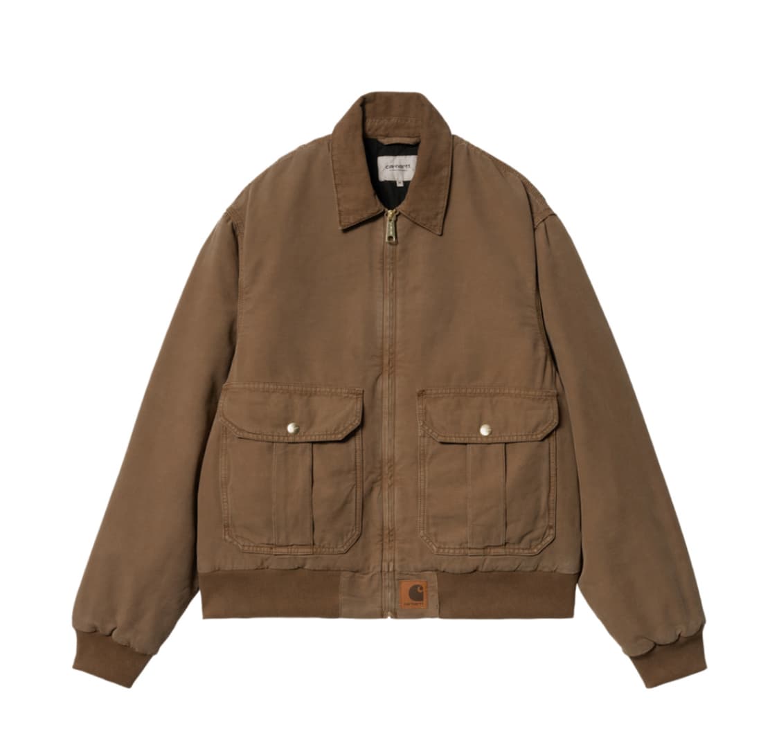칼하트 WIP 스탠톤 자켓 초콜릿 스톤 다이드 xl 상품이미지1
