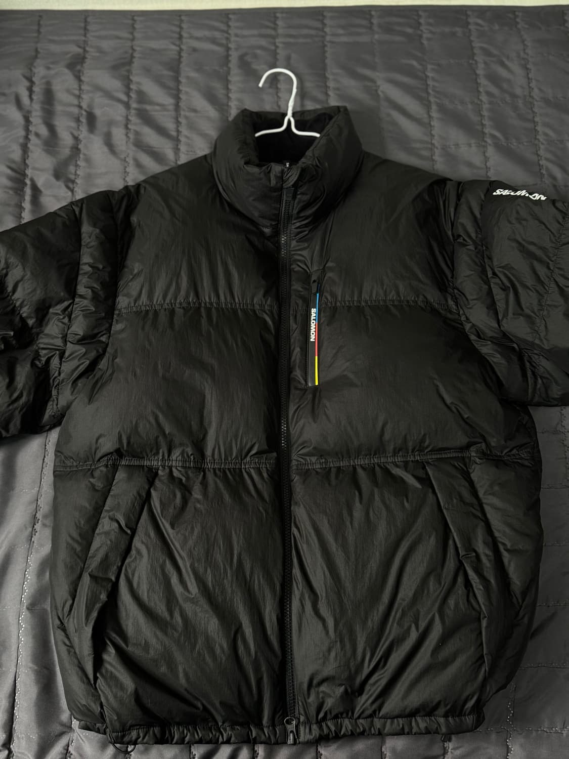 살로몬 컨투어 자켓 패딩 블랙 L사이즈 상품이미지2