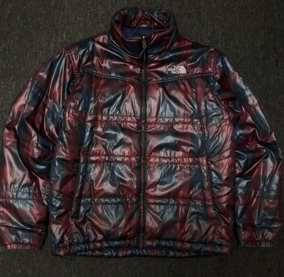 노스페이스 체크 엑셀로프트 자켓 경량패딩 상품이미지2