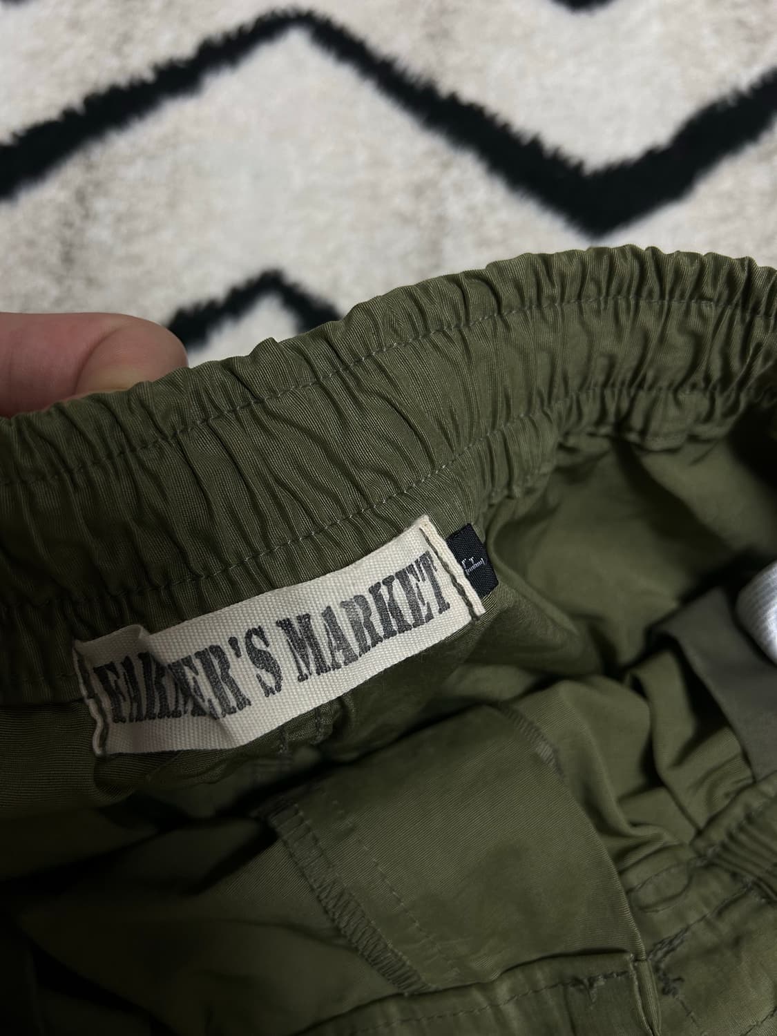 파머스마켓 나일론 카고 벌룬 팬츠/올리브그린 상품이미지4