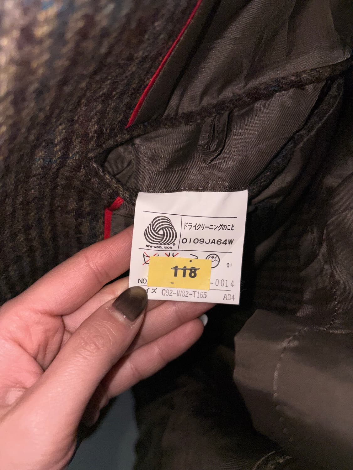 J.Press 제이프레스 헤리스 트위드 울자켓 성수빈티지샵 상품이미지7