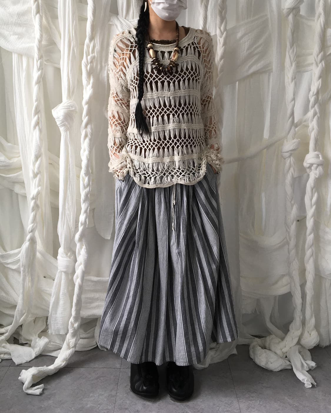 Ethnic mood net top 상품이미지1