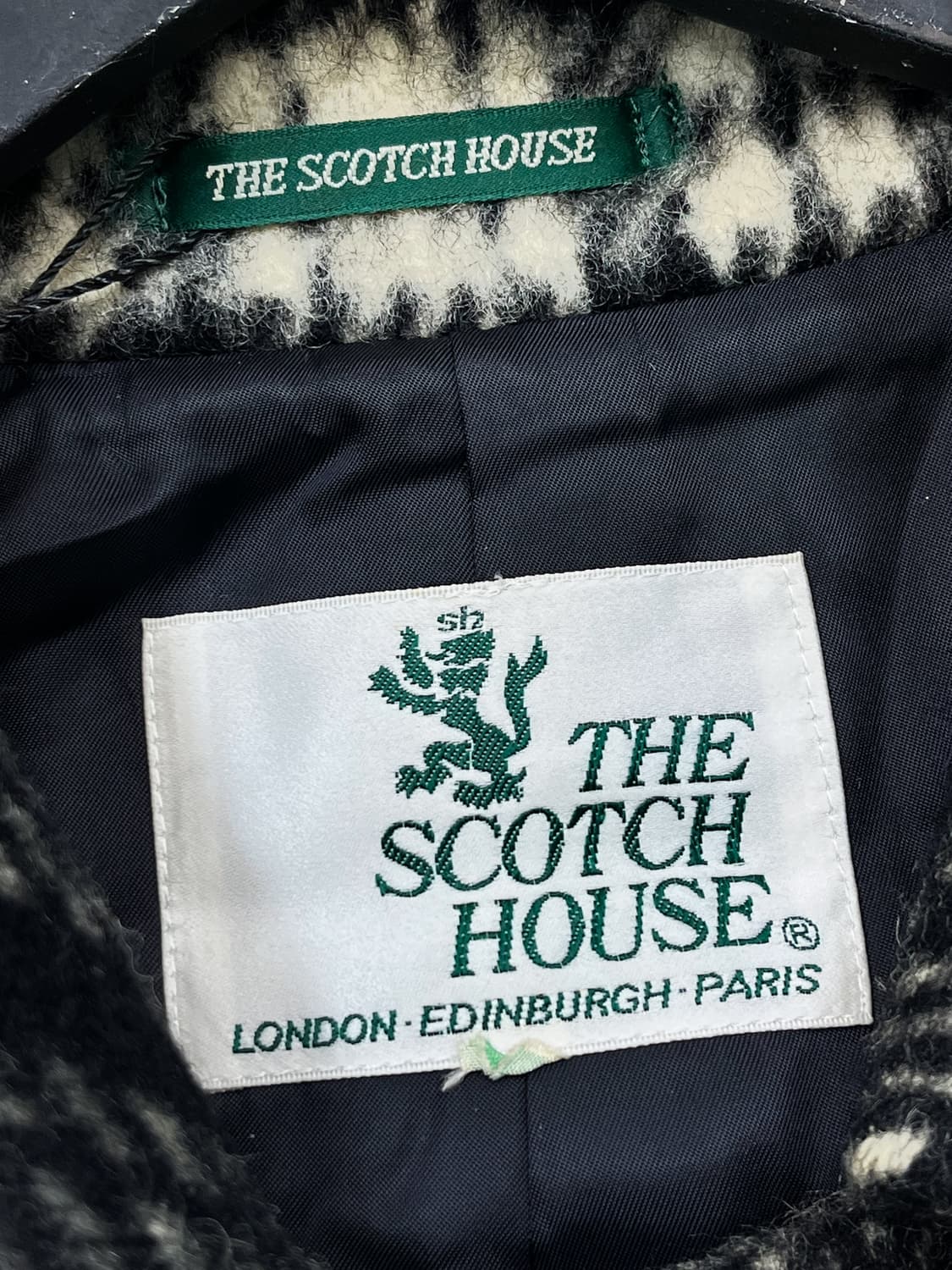The Scotch House 90's 런던 체크 울 코트 상품이미지5