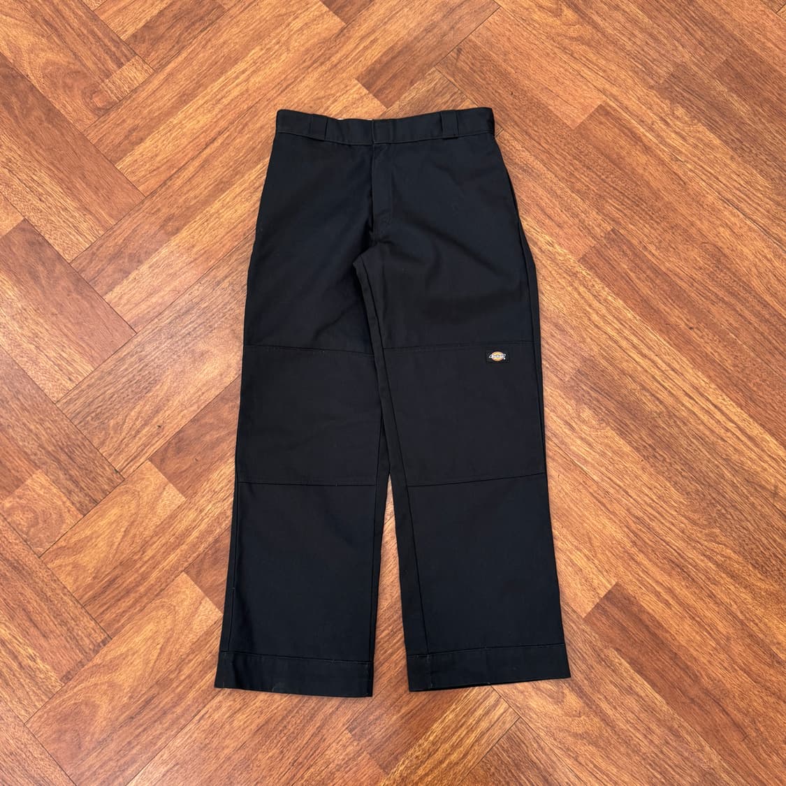 32 DICKIES 디키즈 빈티지 블랙 더블니 워크 팬츠 상품이미지1