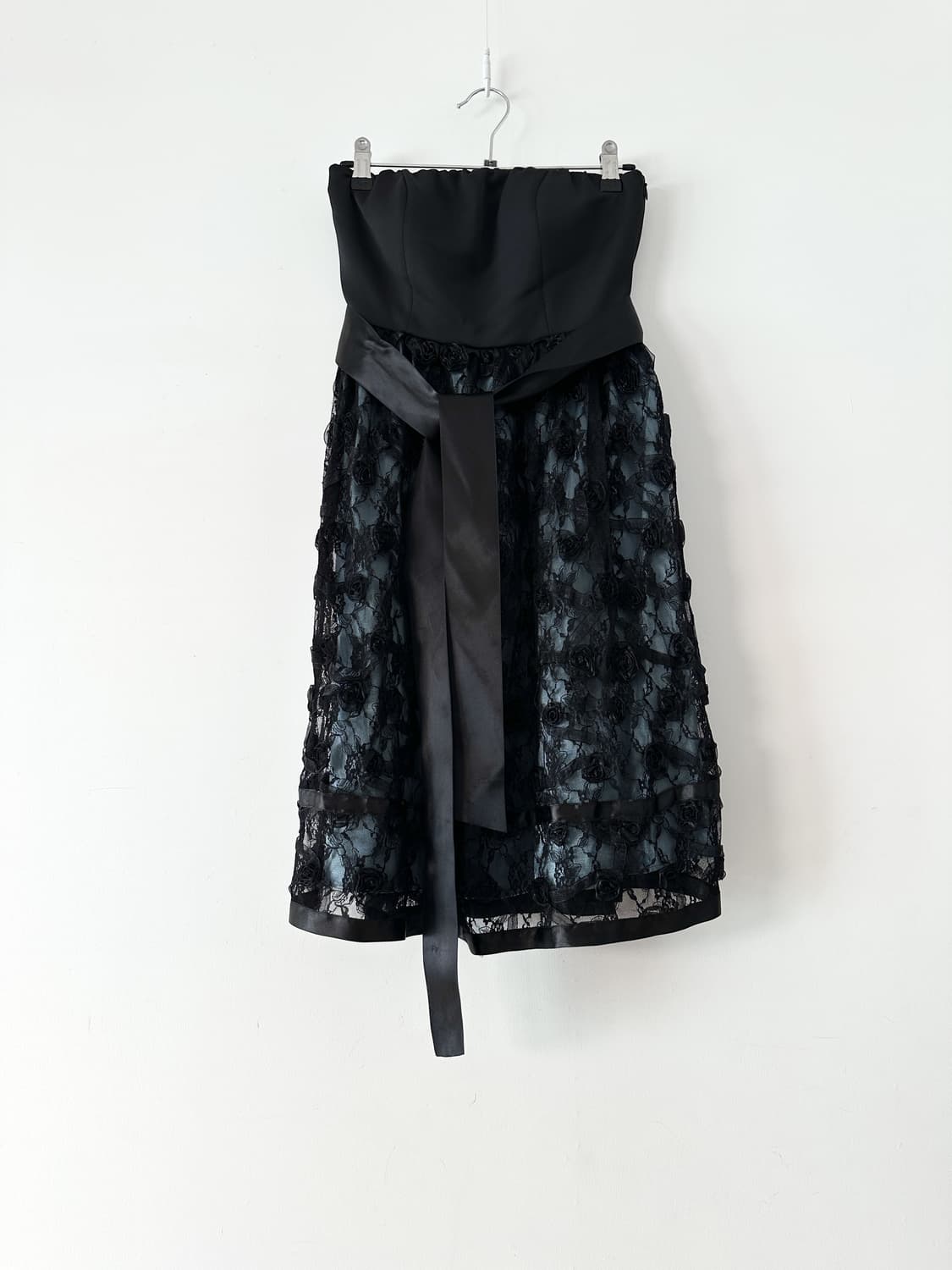 Rose garden ops & top / black 상품이미지1