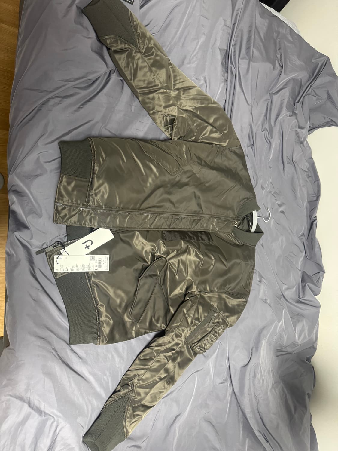 유니클로X질샌더 ma-1자켓(그레이)L사이즈  상품이미지1