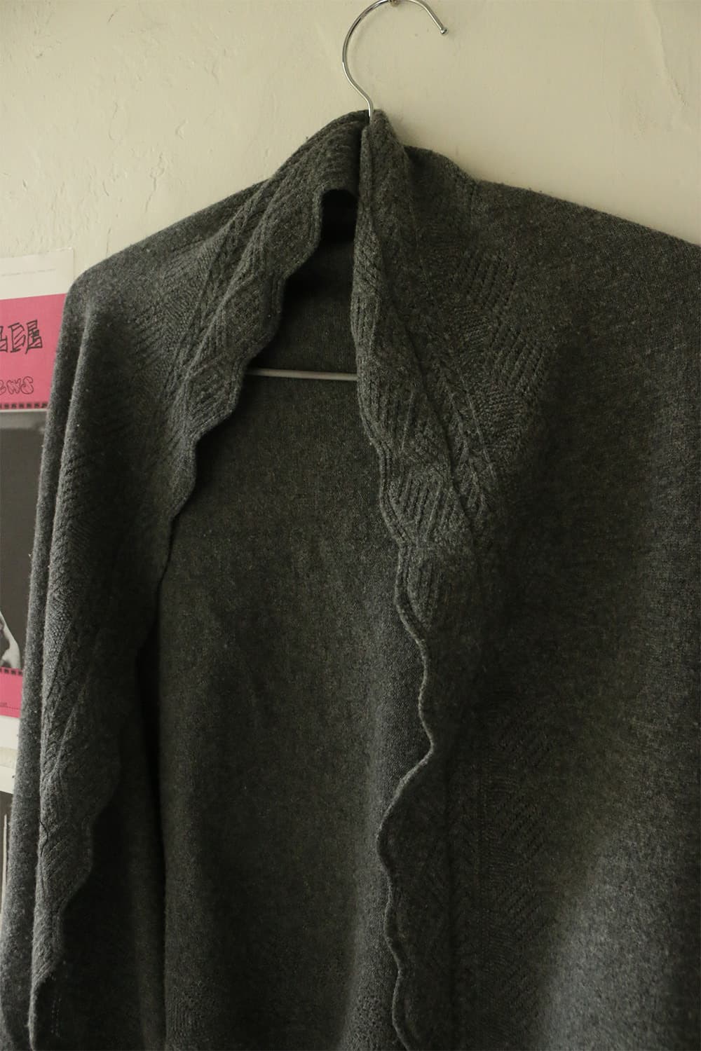 꼼데가르송 트리콧 울 니트 머플러 상품이미지5