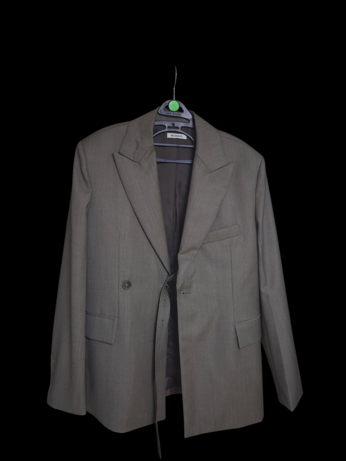 문선-Orbit 3-way belted Blazer/Stone Beige 상품이미지2