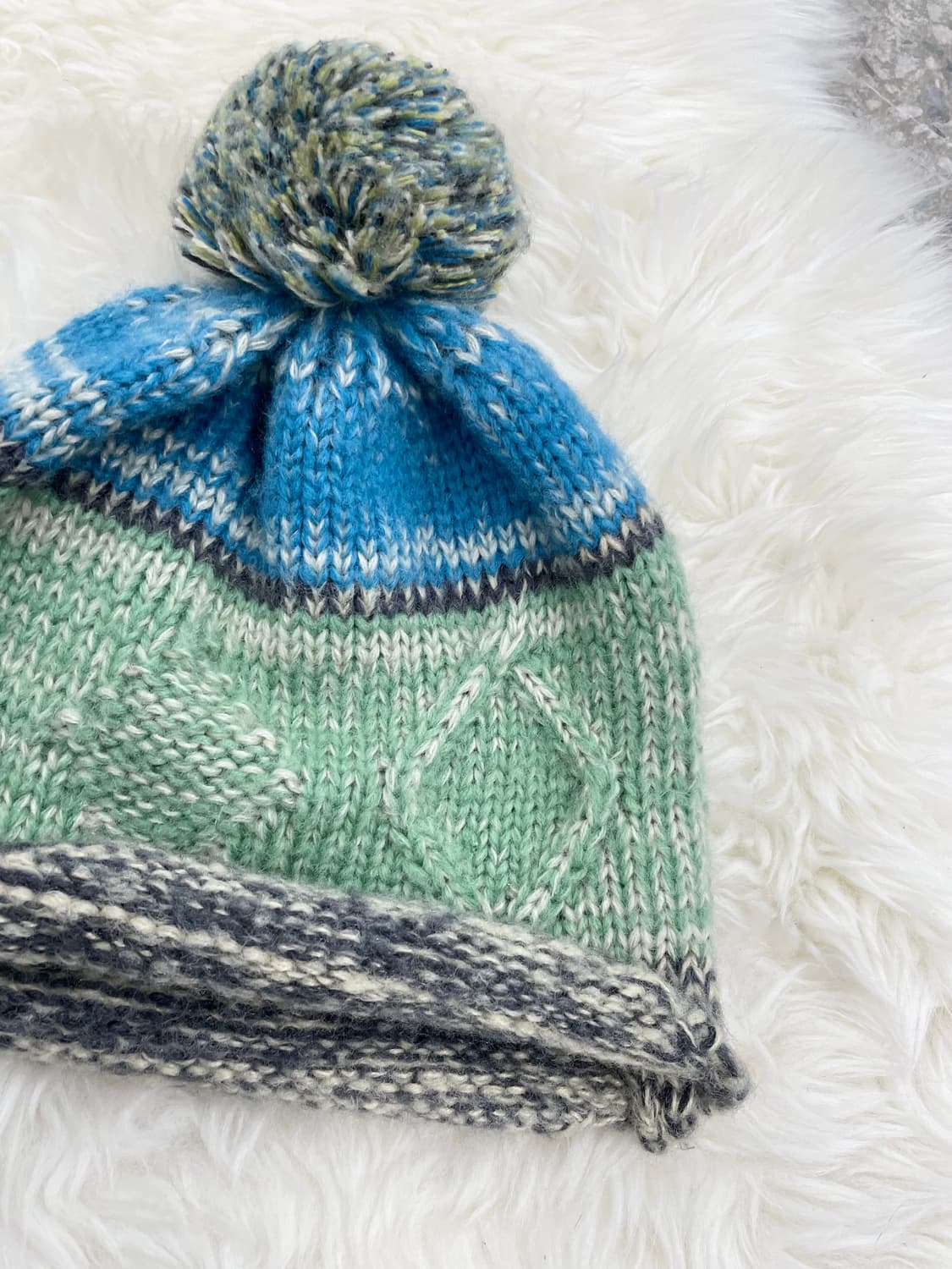 하구미 뜨개 방울 비니 상품이미지5