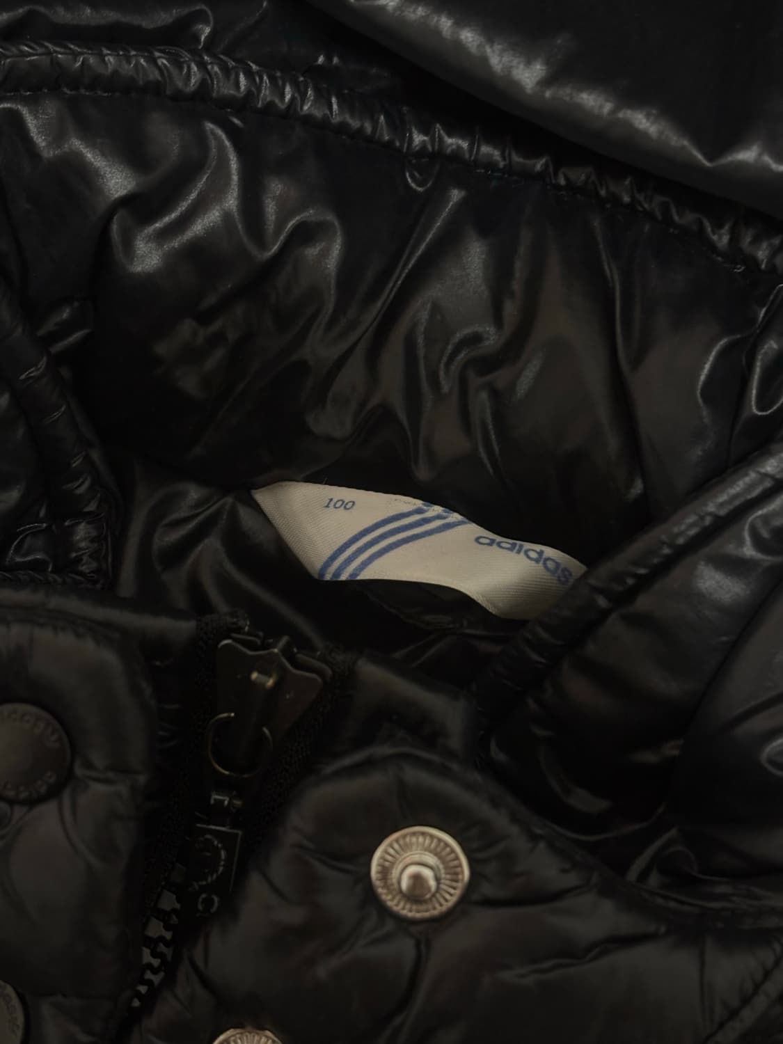 아디다스 퀄팅 후드 패딩 100 L 상품이미지2