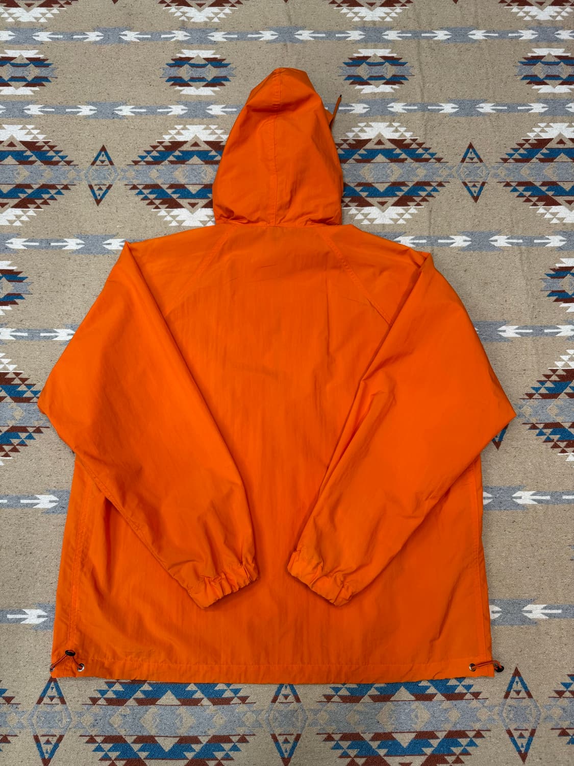 [4] 오라리 워시드 나일론 웨더 코튼 집업 풀오버 오렌지 상품이미지5