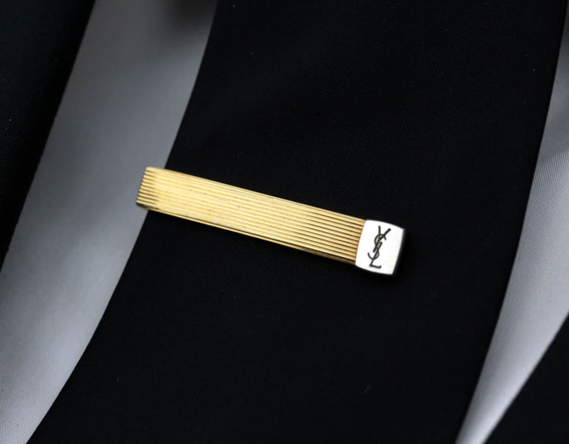 입생로랑 A-등급 5.2cm 남자 명품 넥타이핀 빈티지 상품이미지6
