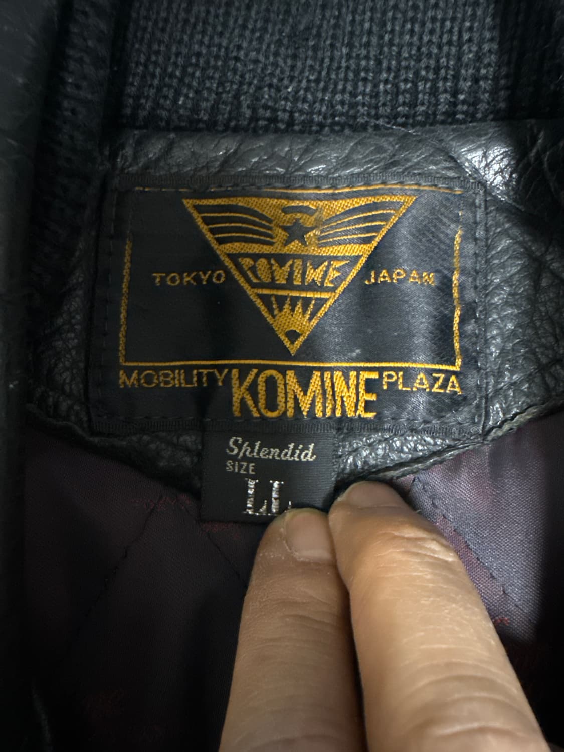 일본 komine 소가죽 더블카라 모토바이커 자켓 상품이미지5