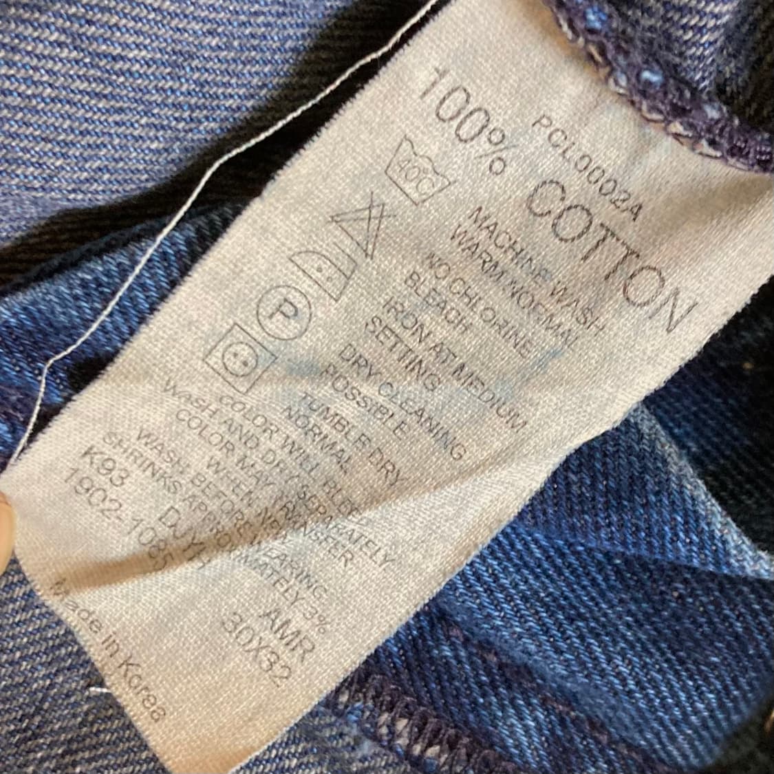 리바이스 타입원 1502 데님팬츠 W76 L82 상품이미지5