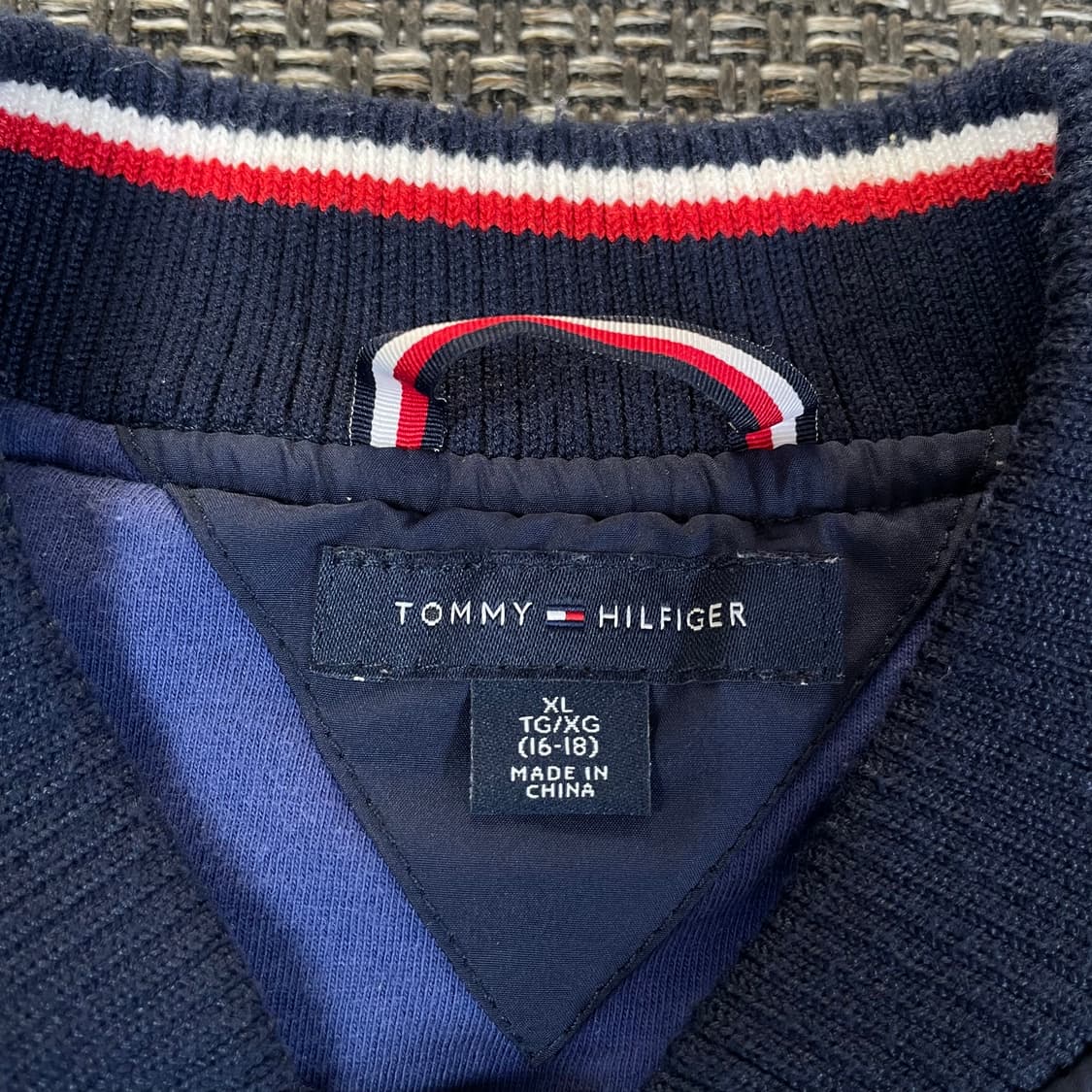 타미힐피거 네이비 경량 퀄팅 패딩 조끼 XL 상품이미지4