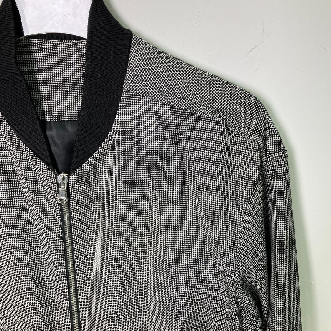 솔리드 옴므 셔링 디테일 체크 블루종 상품이미지3