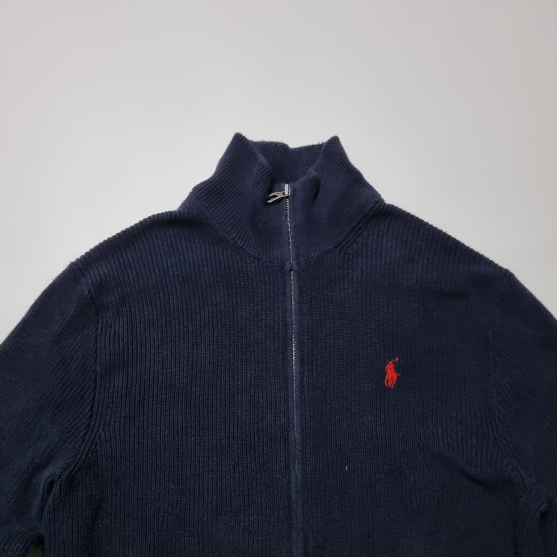 폴로 집업 니트 상품이미지4