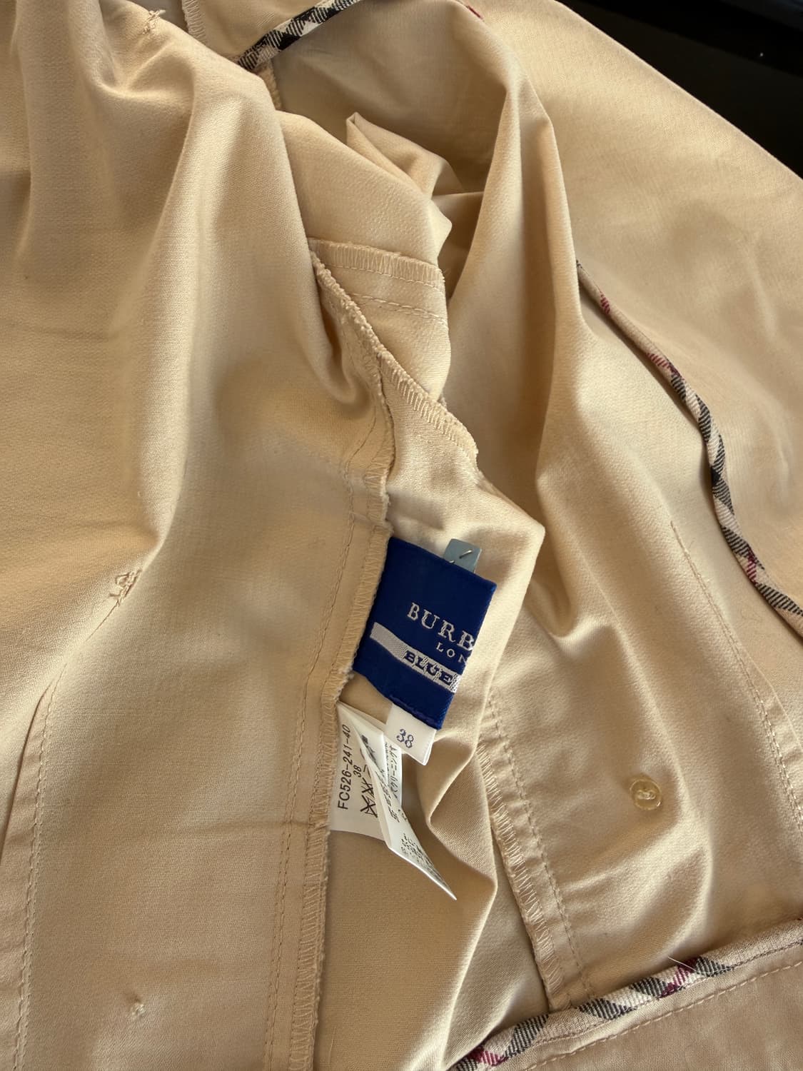 버버리 블루라벨 크롭자켓 상품이미지7