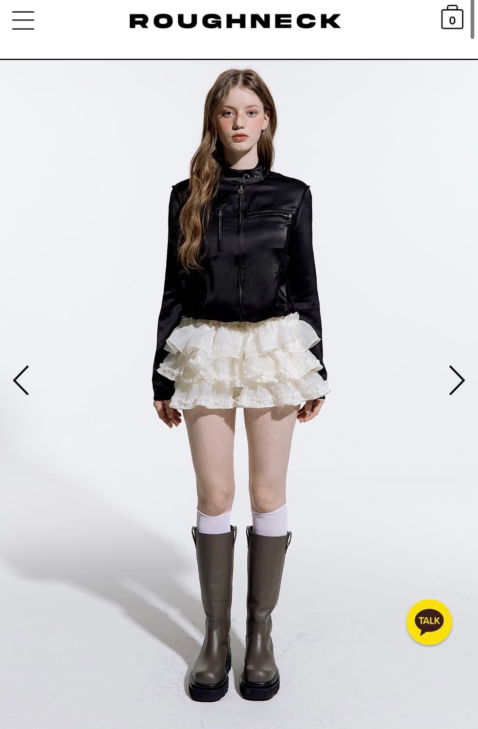 러프넥) 튜튜 팬츠스커트 Cream F 상품이미지2