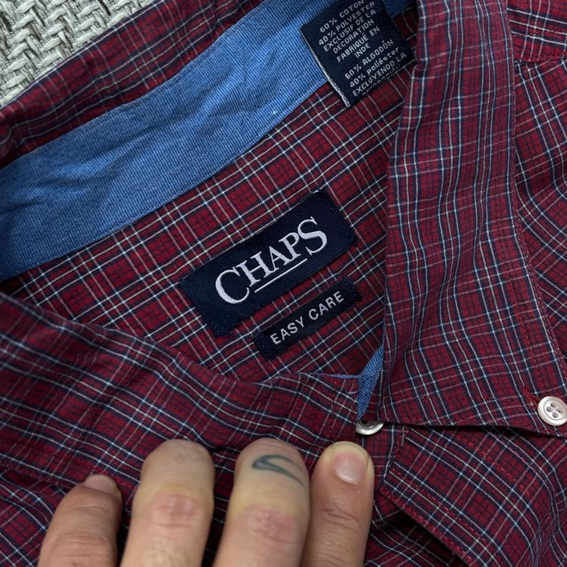 챕스 랄프로렌 체크 셔츠v0369 상품이미지6