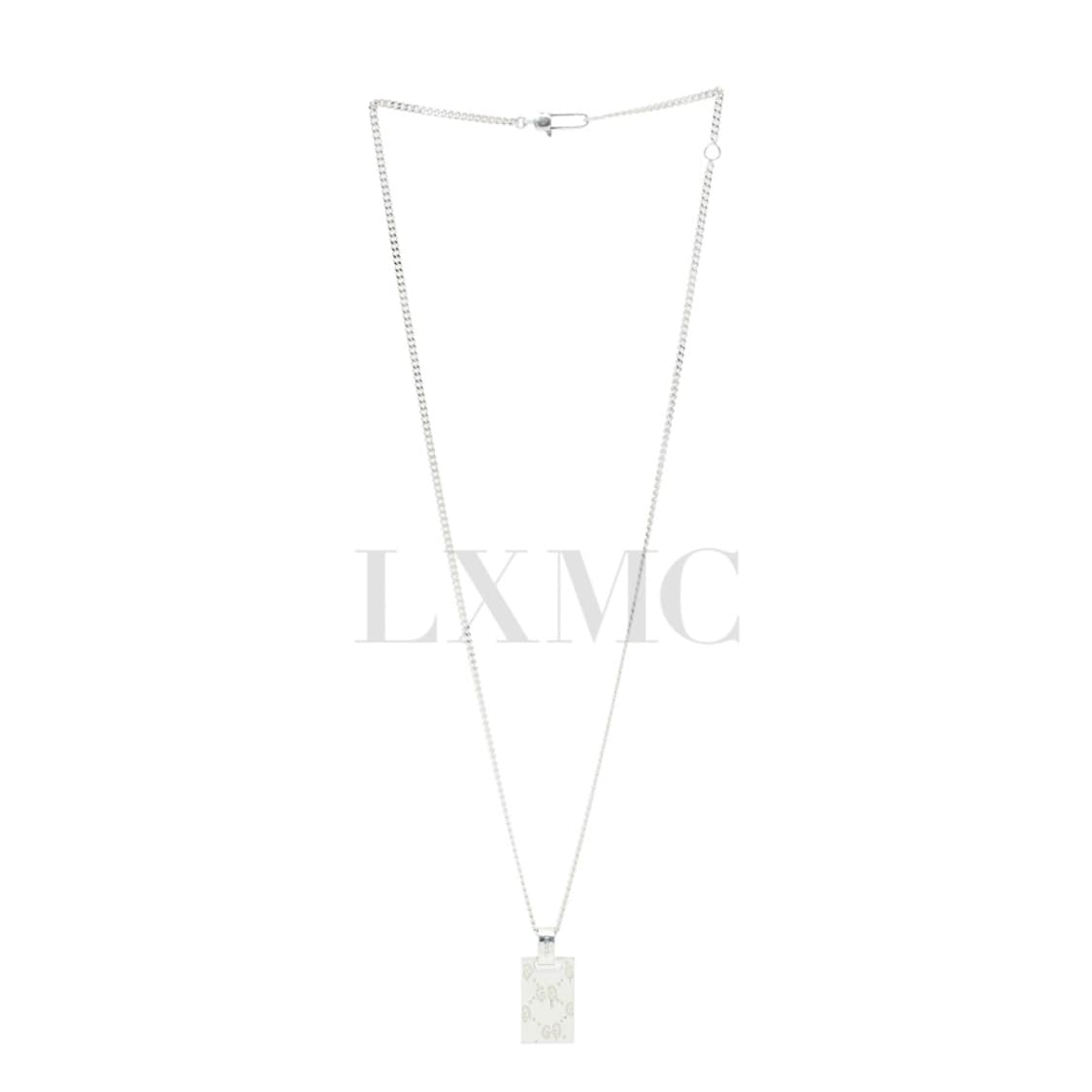 구찌 고스트 실버 목걸이 GG 펜던트 체인 네크리스 455315 상품이미지1