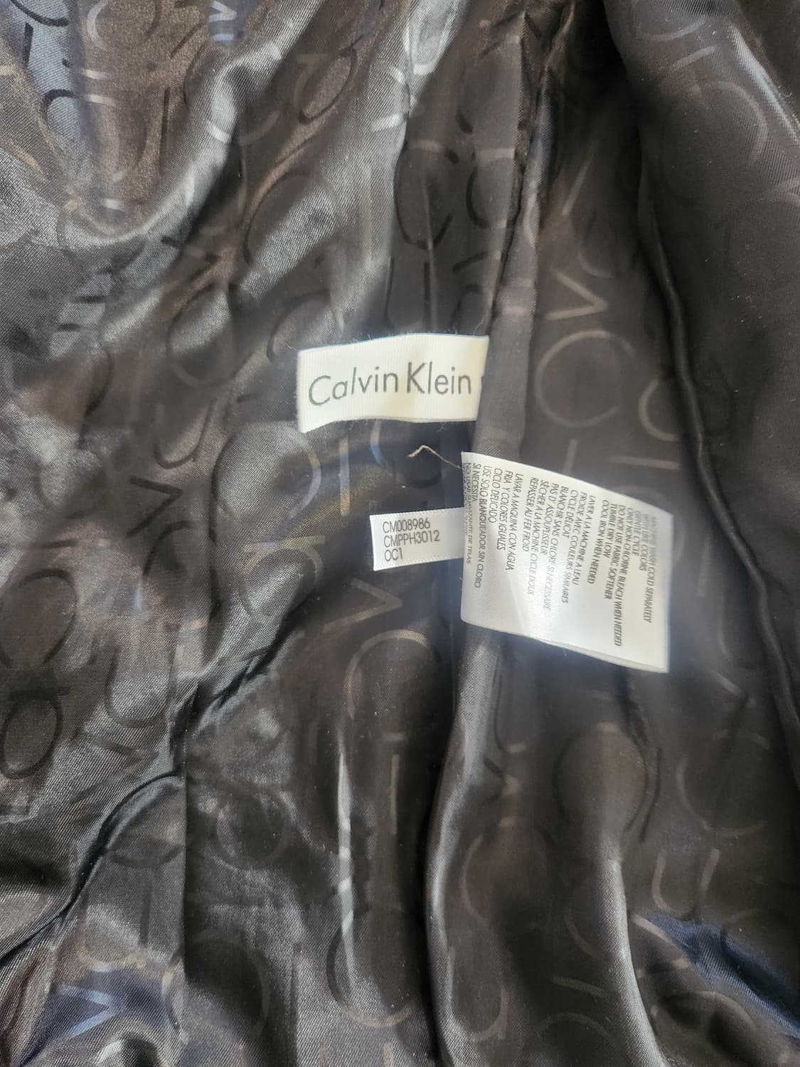 [캘빈클라인] 남여공용 퀼팅 봄버 베이스볼 자켓 점퍼 상품이미지3