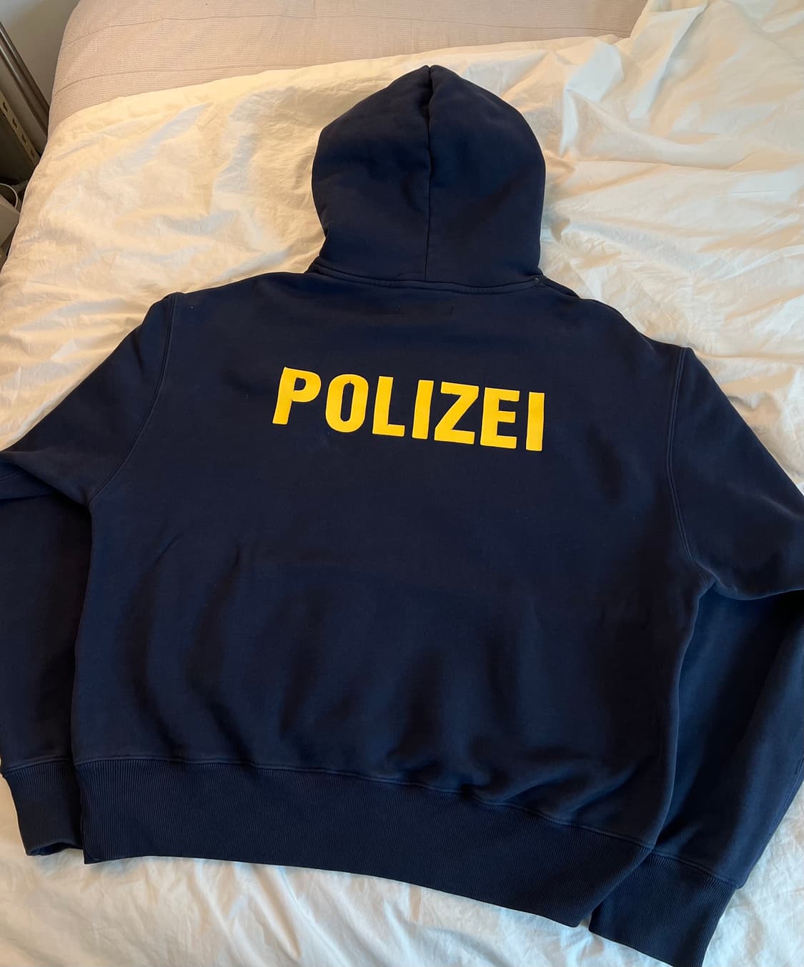 polizei 빈티지 후드티 네이비 상품이미지1
