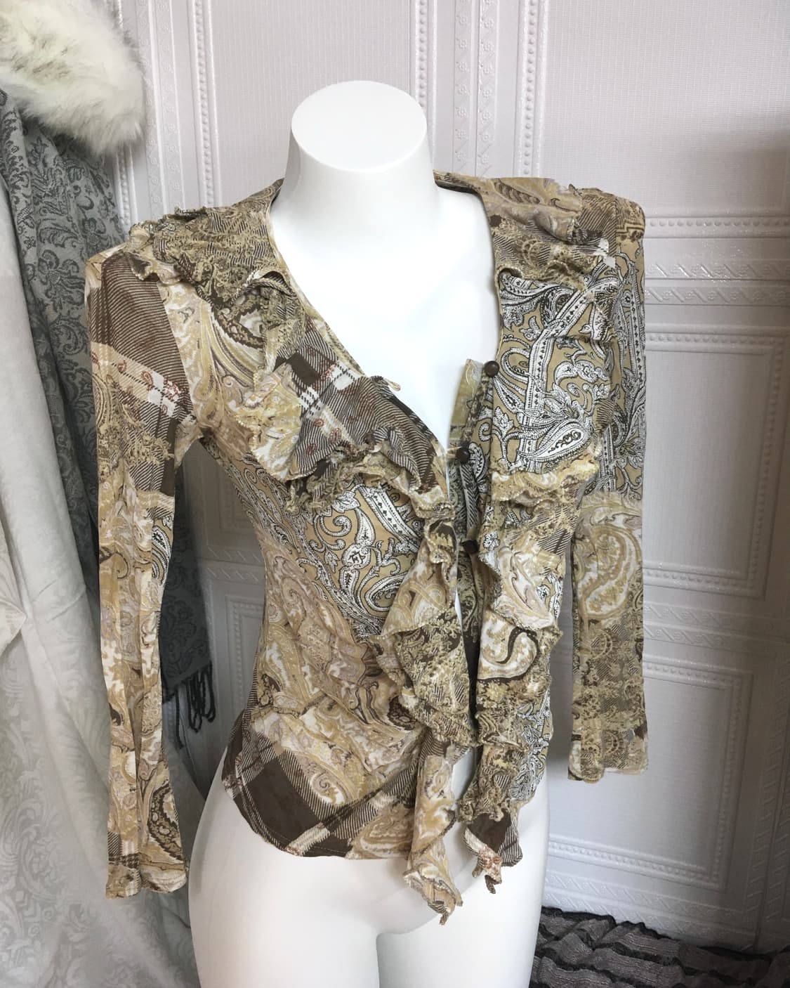 오리엔탈 블라우스 가디건  상품이미지1