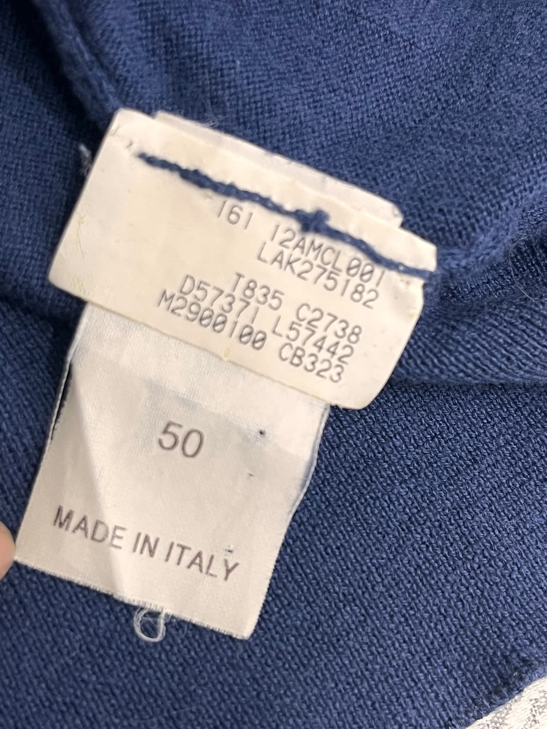 브루넬로쿠치넬리 네이비 니트 95-100 (50사이즈) 상품이미지8