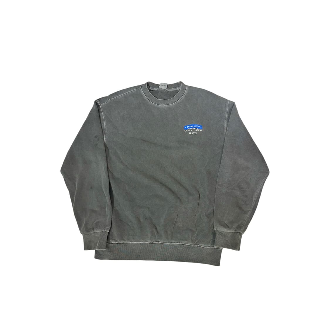 빈티지 차콜 오버핏 맨투맨 M 상품이미지5