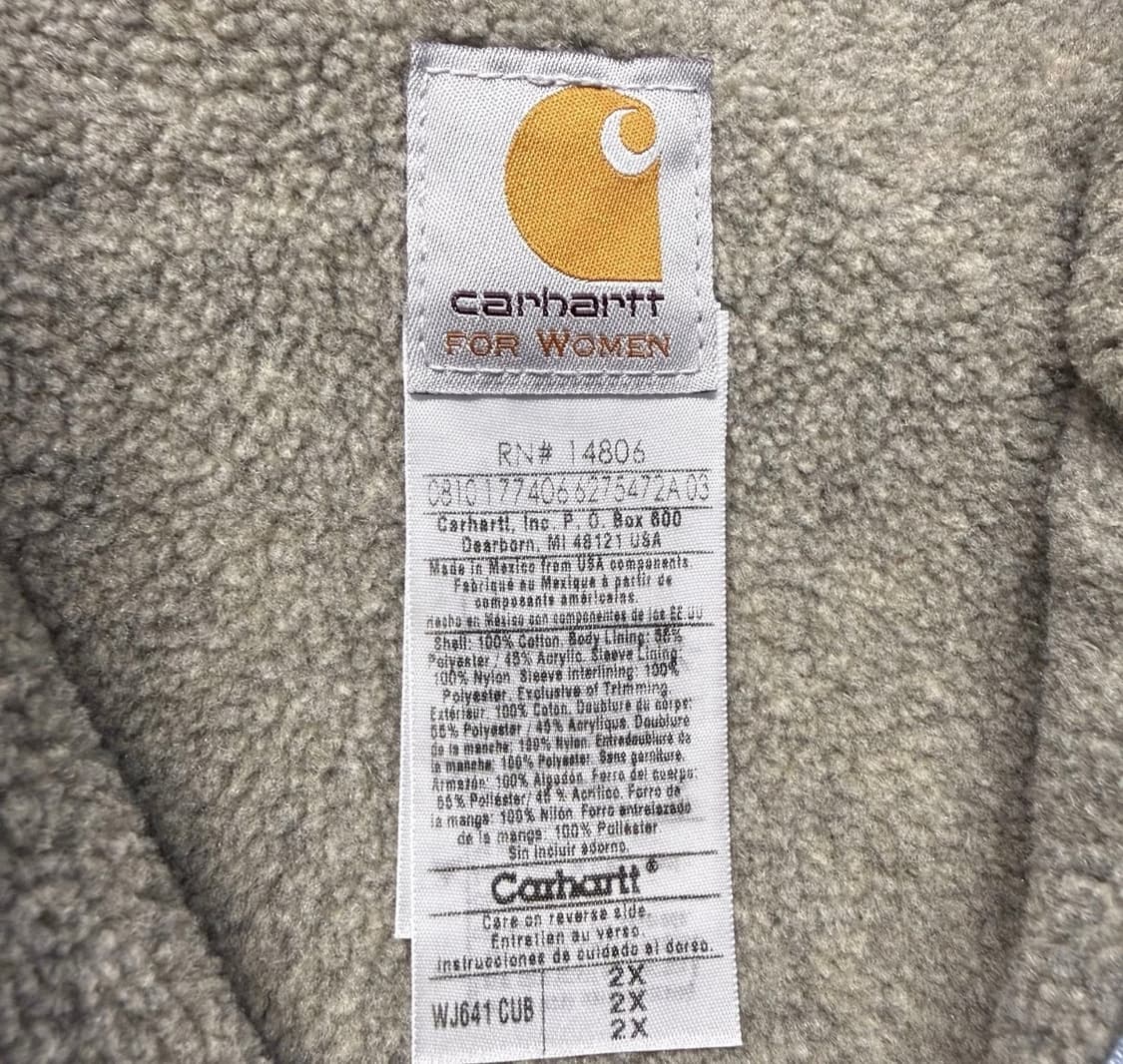 칼하트 wj141 (US) 시에라 셰르파 덕액티브 자켓(2XL) 상품이미지4