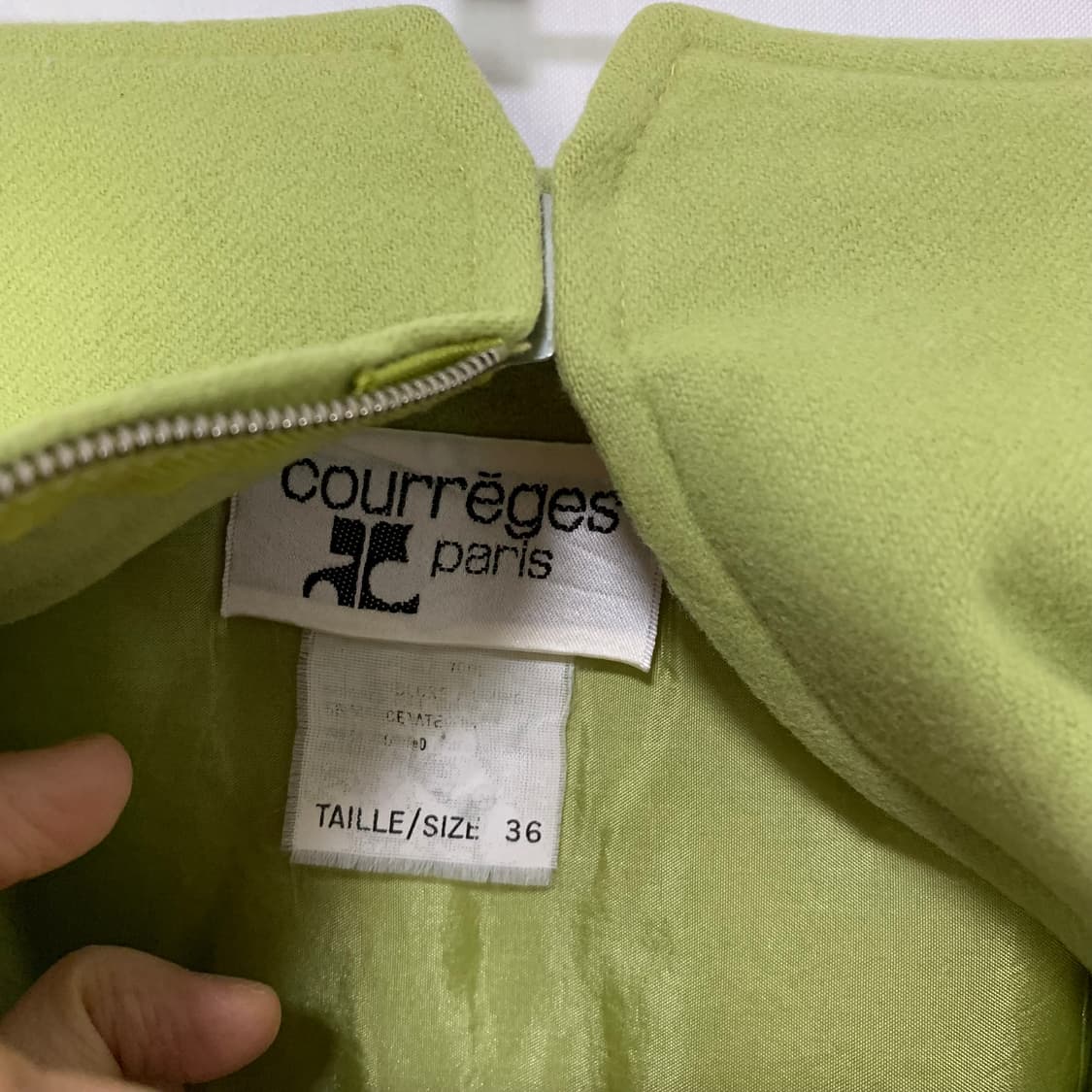 꾸레쥬 빈티지 미디 스커트 26-27인치 상품이미지5