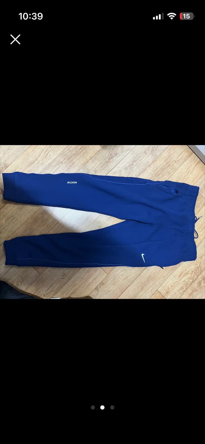 나이키 x 드레이크 녹타 카디널 트레이닝 플리스 팬츠 M (해외판) 상품이미지2