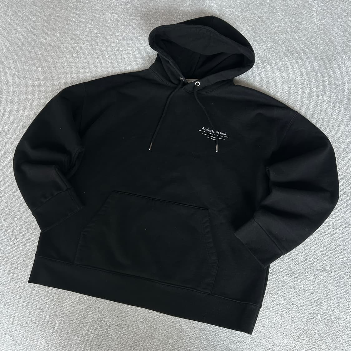 엔더슨벨 후드티 블랙 XL 상품이미지2