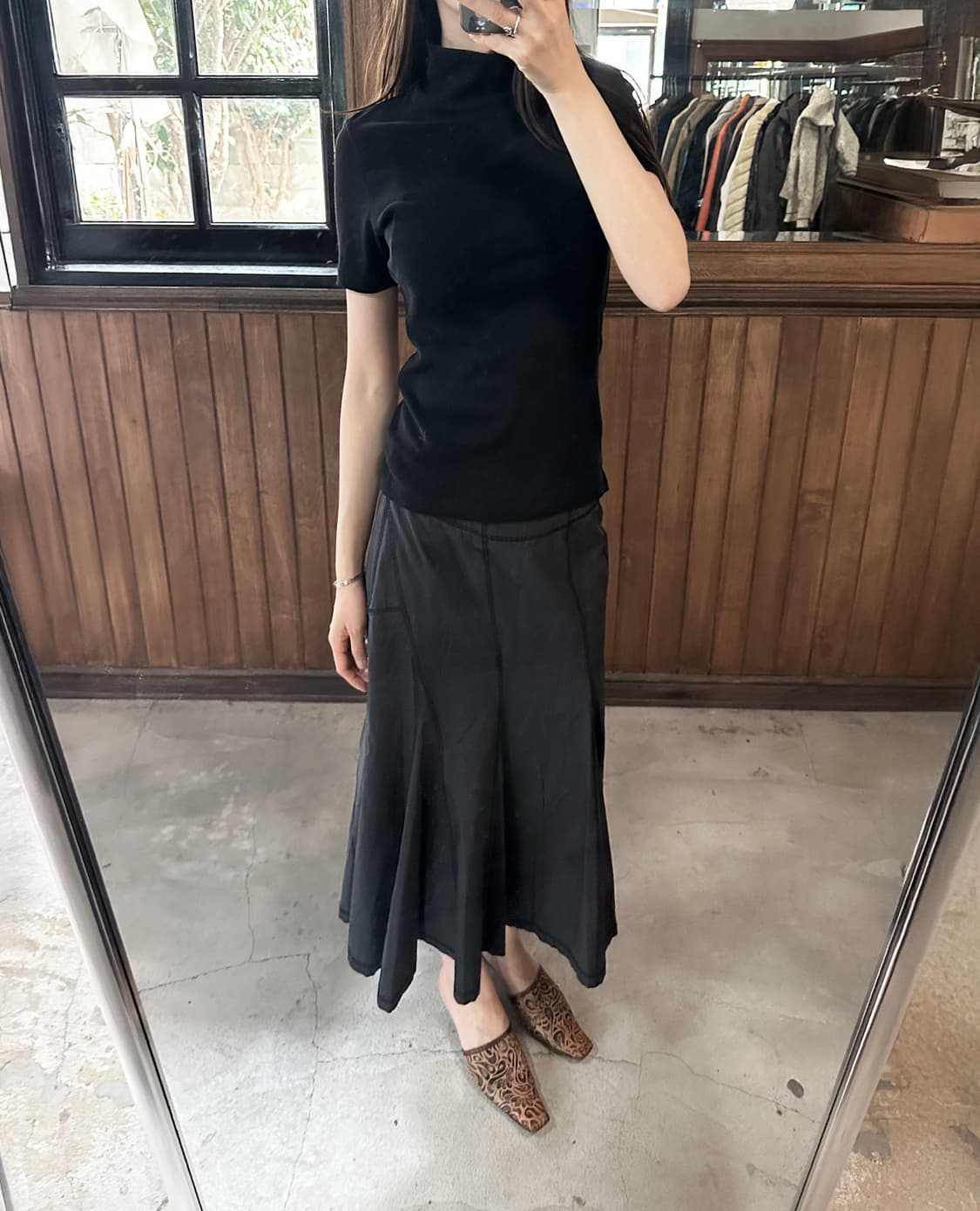 ISSEY MIYAKE panel flare skirt 상품이미지1