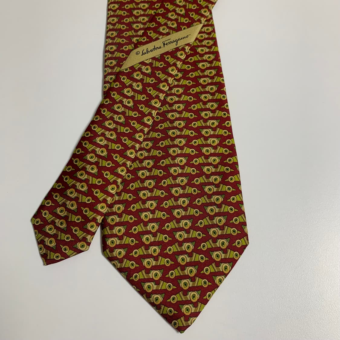 살바토레 페레가모(Ferragamo) 최상급 명품넥타이 100실크 정장룩 상품이미지4