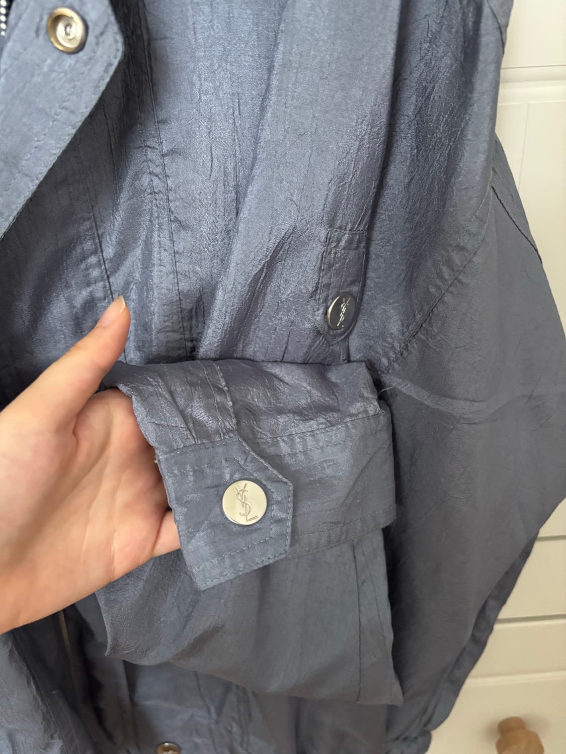 일본구매 입생로랑 빈티지 바람막이 재킷 생로랑 상품이미지3