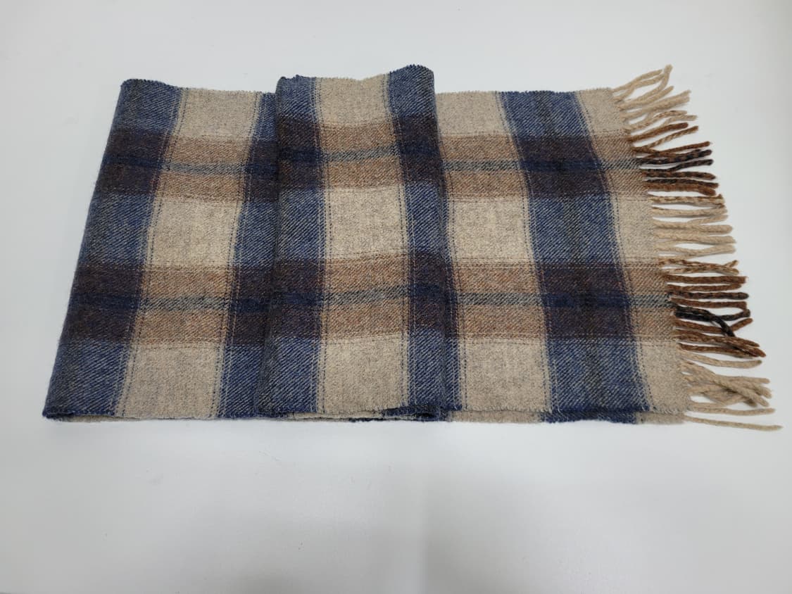 파인 메리노스 버진울 100% 체크 머플러 / 182x28 상품이미지2