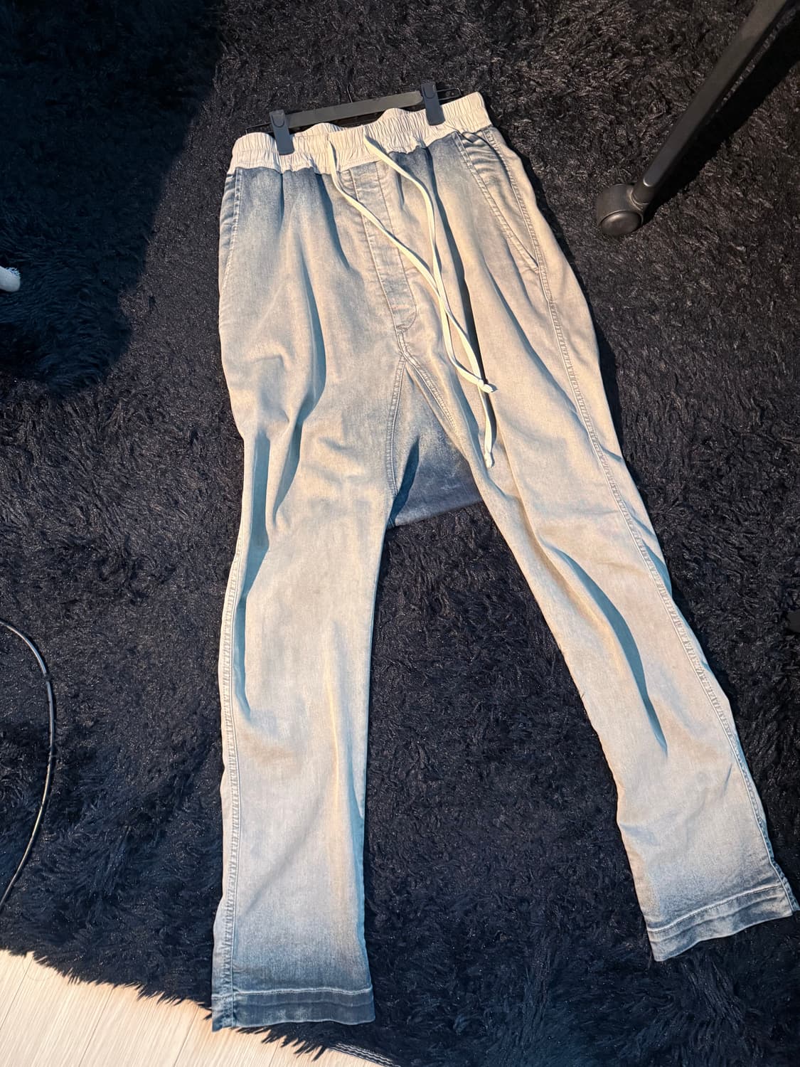 릭오웬스 허슬러 드로우스트링 배기팬츠 상품이미지1